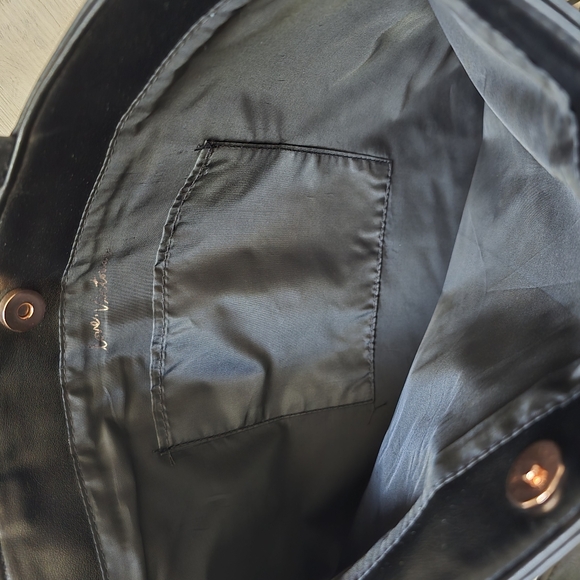 Victoria's Secret Limited Edition Black Faux Leather Bag with Tassels - Picture 6 of 6